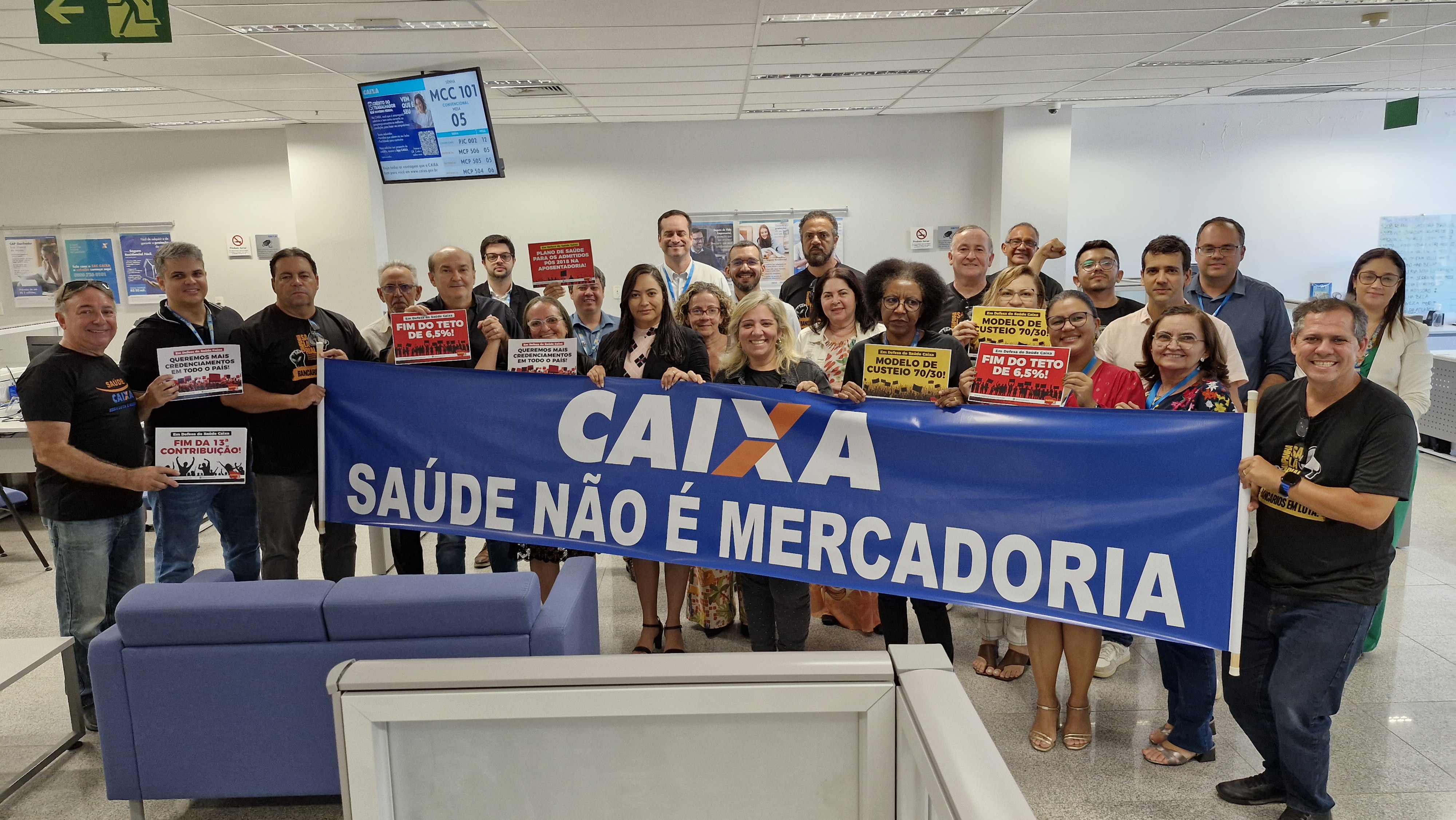 SAÚDE CAIXA: Reajuste zero não resolve. É preciso acabar com o teto!