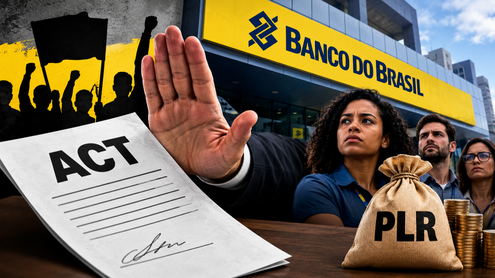 Banco do Brasil ainda não agendou assinatura do ACT com sindicatos do RN, Maranhão e Bauru