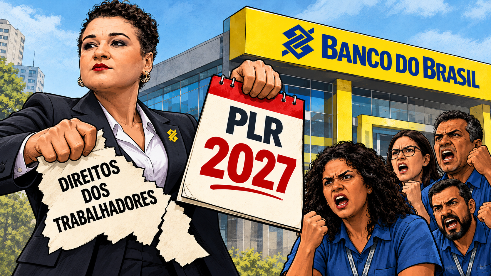 Banco do Brasil ataca direito dos trabalhadores e adia PLR para 2027