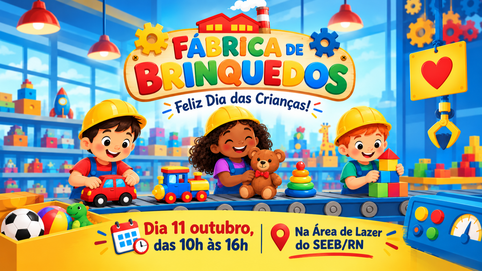 SEEB/RN realiza festa do Dia das Crianças com programação especial